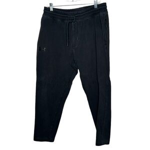 Under Armour Men’s Jogging Pants Size 2XL Black Dk Blue Fitted Cold gear